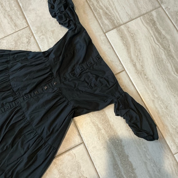 STAUD Black Off Shoulder Maxi Dress - Picture 6 of 7